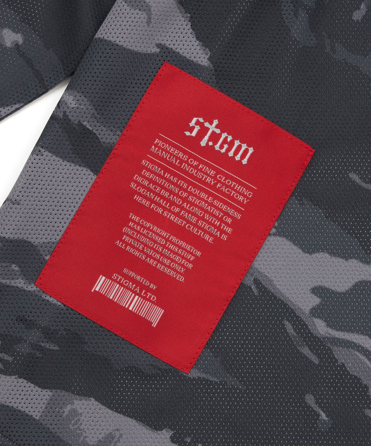스티그마(STIGMA) Mesh Oversized Long Sleeves Tiger Camouflage