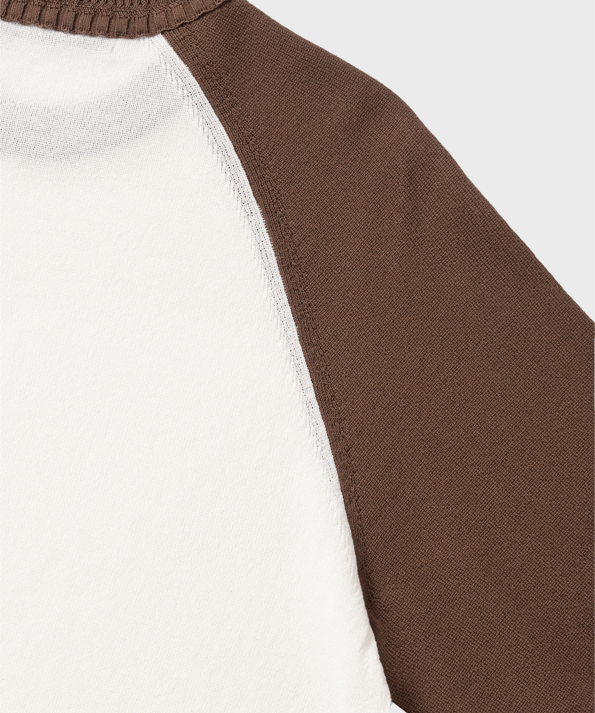 넌블랭크(NONBLANK) 래글런 HS 니트_IVORY/BROWN