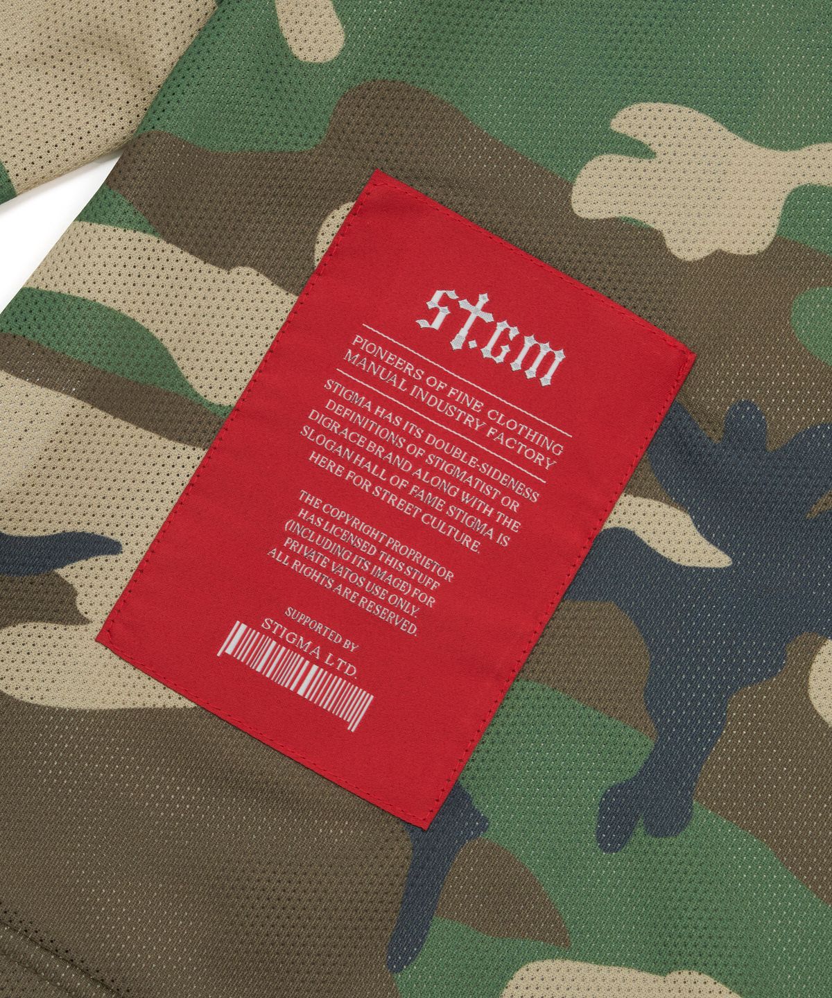 스티그마(STIGMA) Mesh Oversized Long Sleeves Camouflage