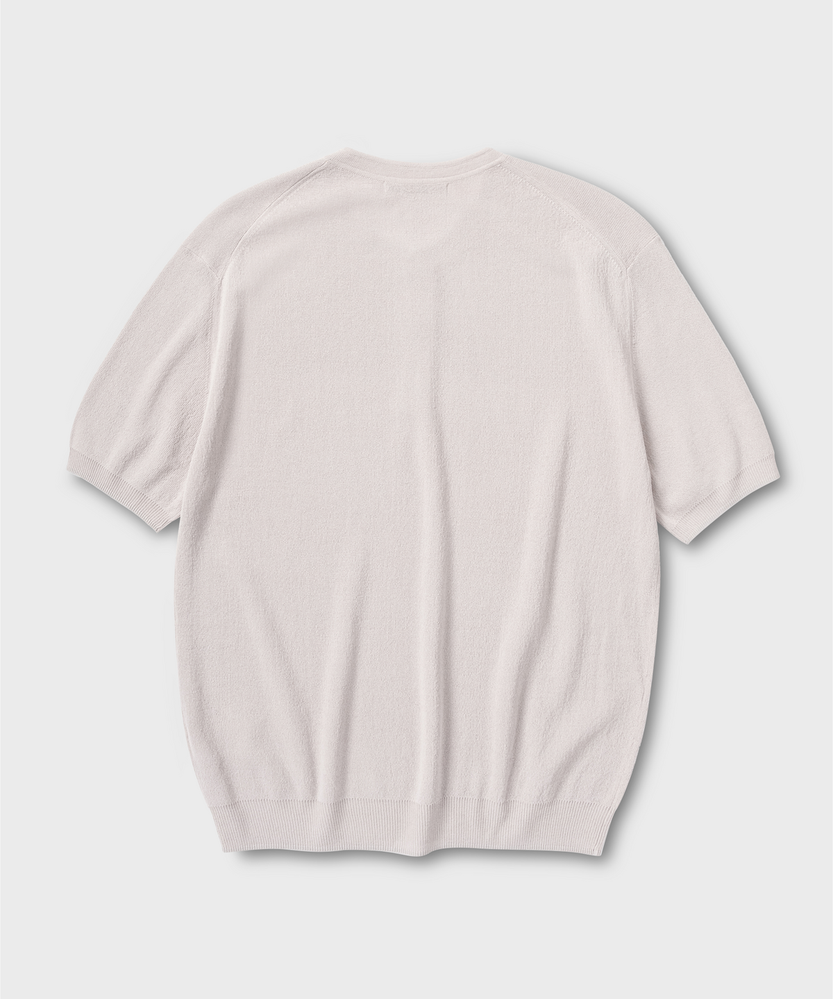 넌블랭크(NONBLANK) 헨리넥 HS 니트_PALE GREY