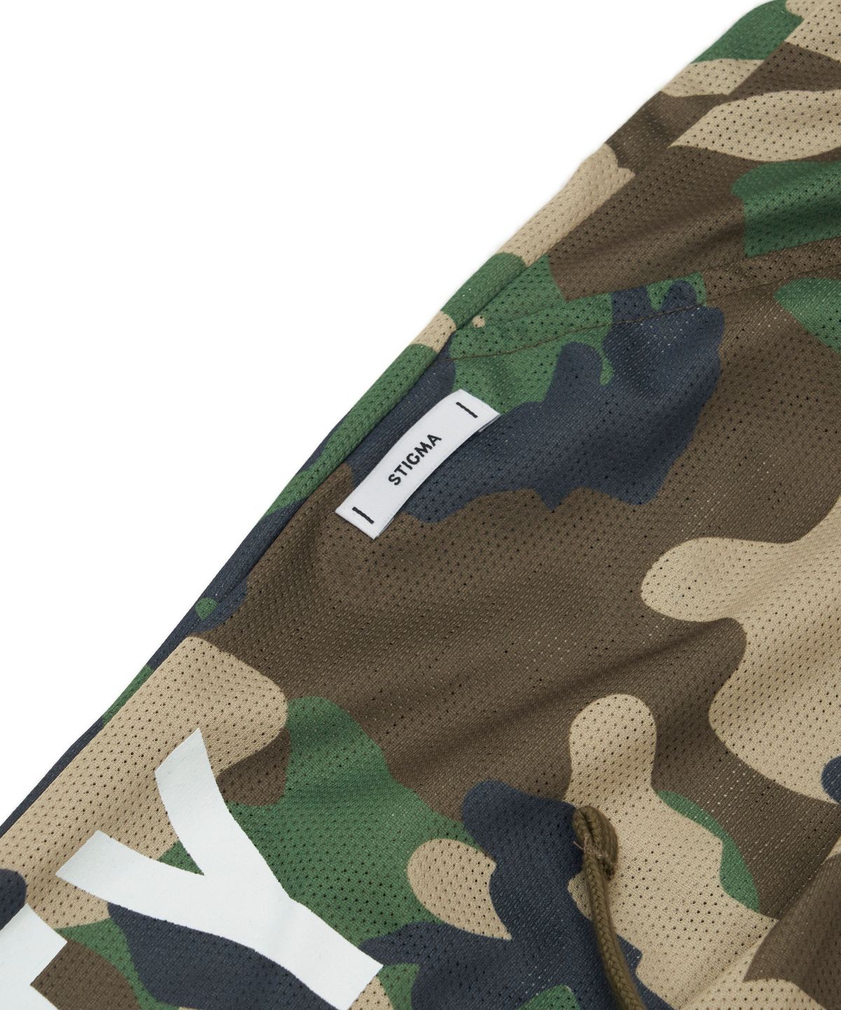스티그마(STIGMA) Mesh Wide Jogger Pants Camouflage