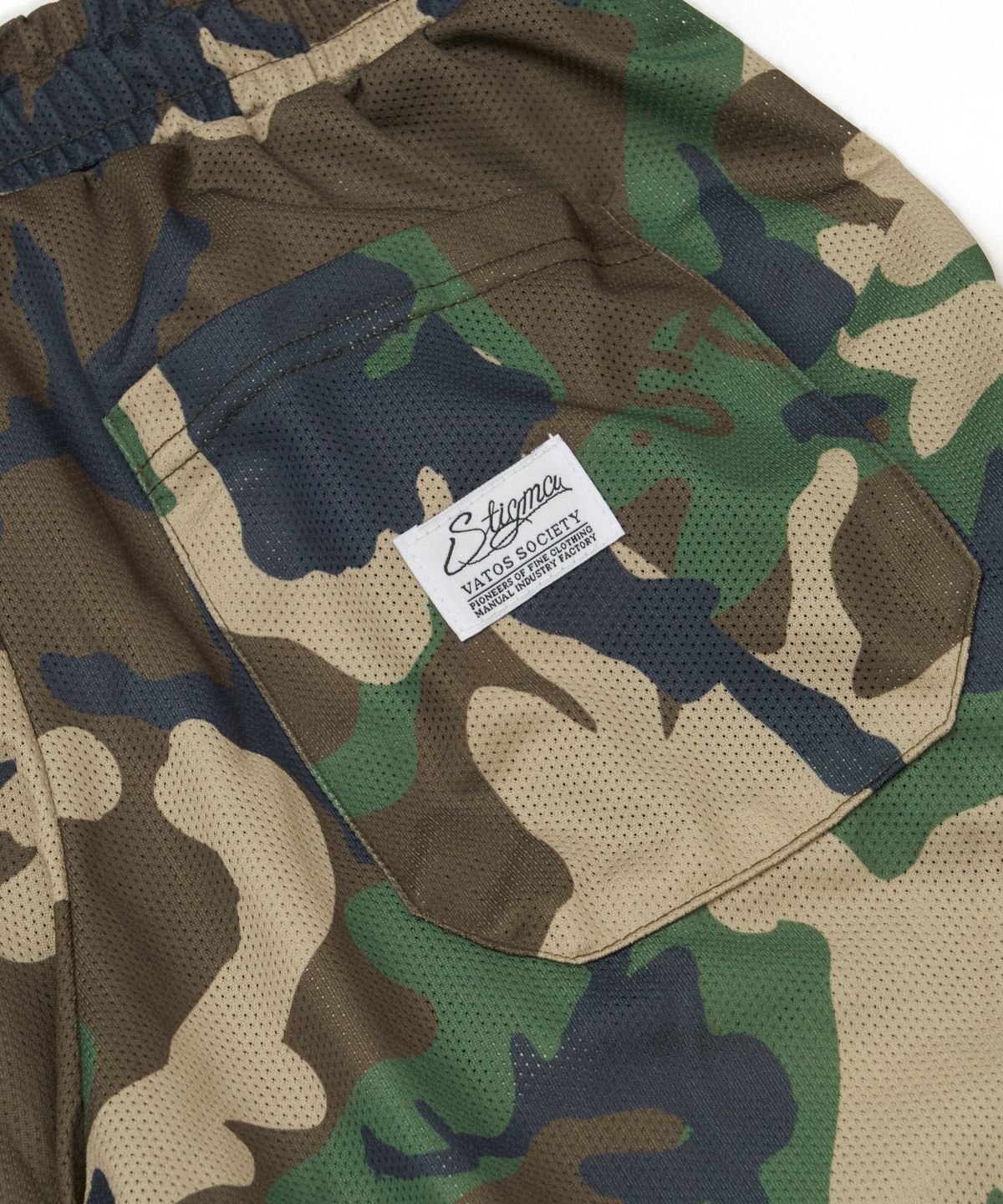 스티그마(STIGMA) Mesh Wide Jogger Pants Camouflage
