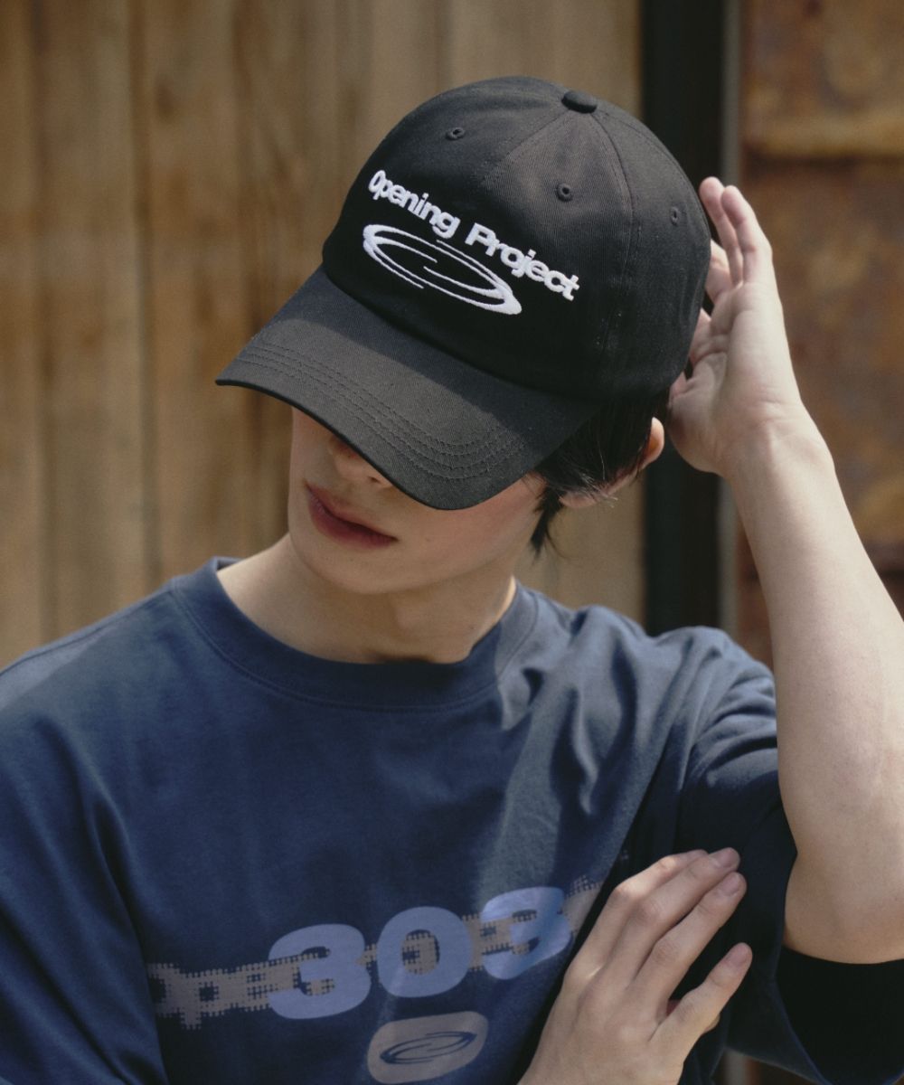 MUSINSA公式 | OPENING PROJECT Identity Ball Cap - Black