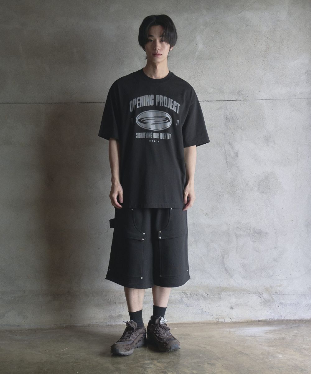 Opening Project☆Circle Arch Logo T Shirt MUSINSA | OPENING PROJECT Circle Arch Logo T Shirt - Black