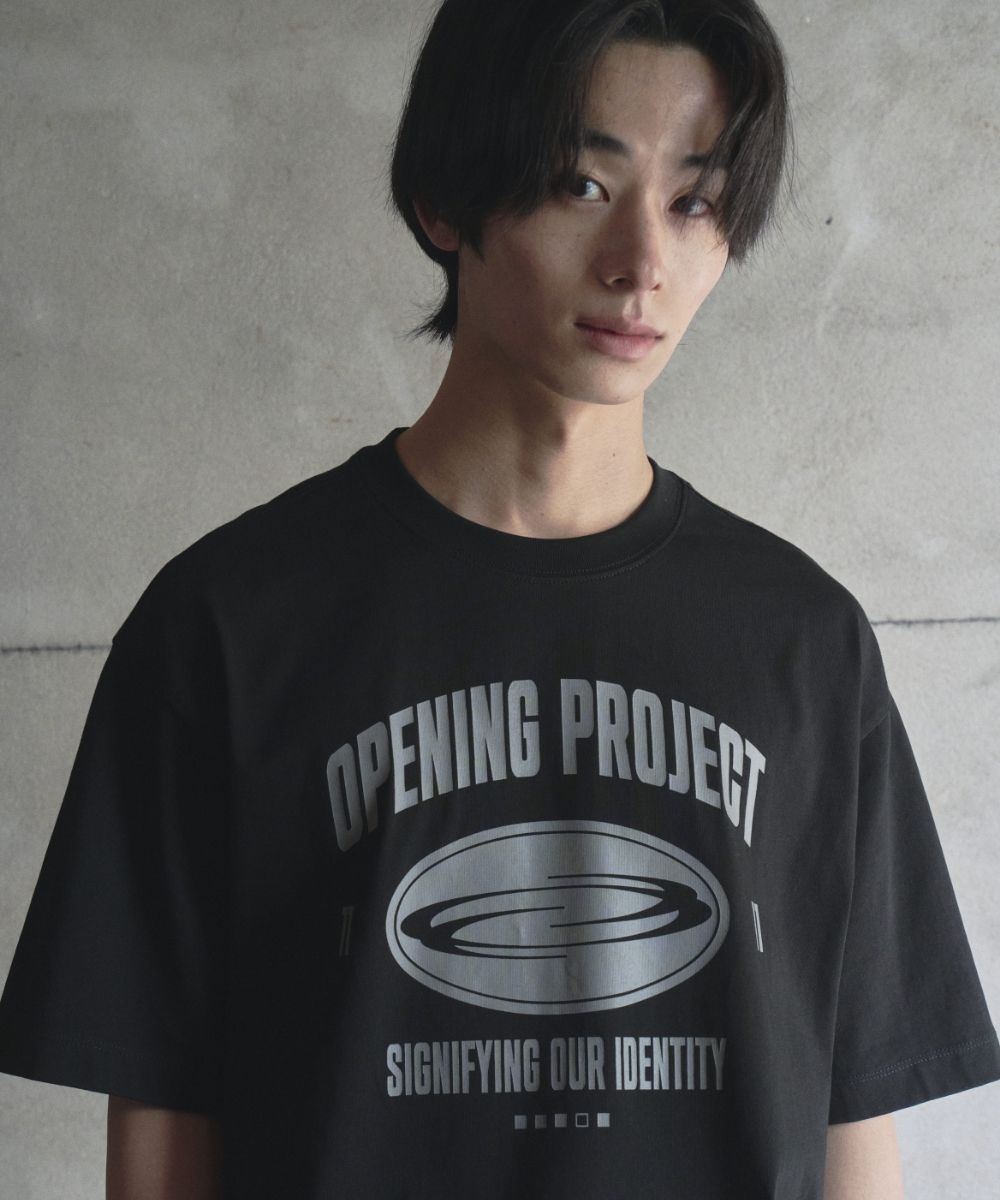 Opening Project☆Arch Logo T Shirt MUSINSA | OPENING PROJECT Circle Arch Logo T Shirt - Black