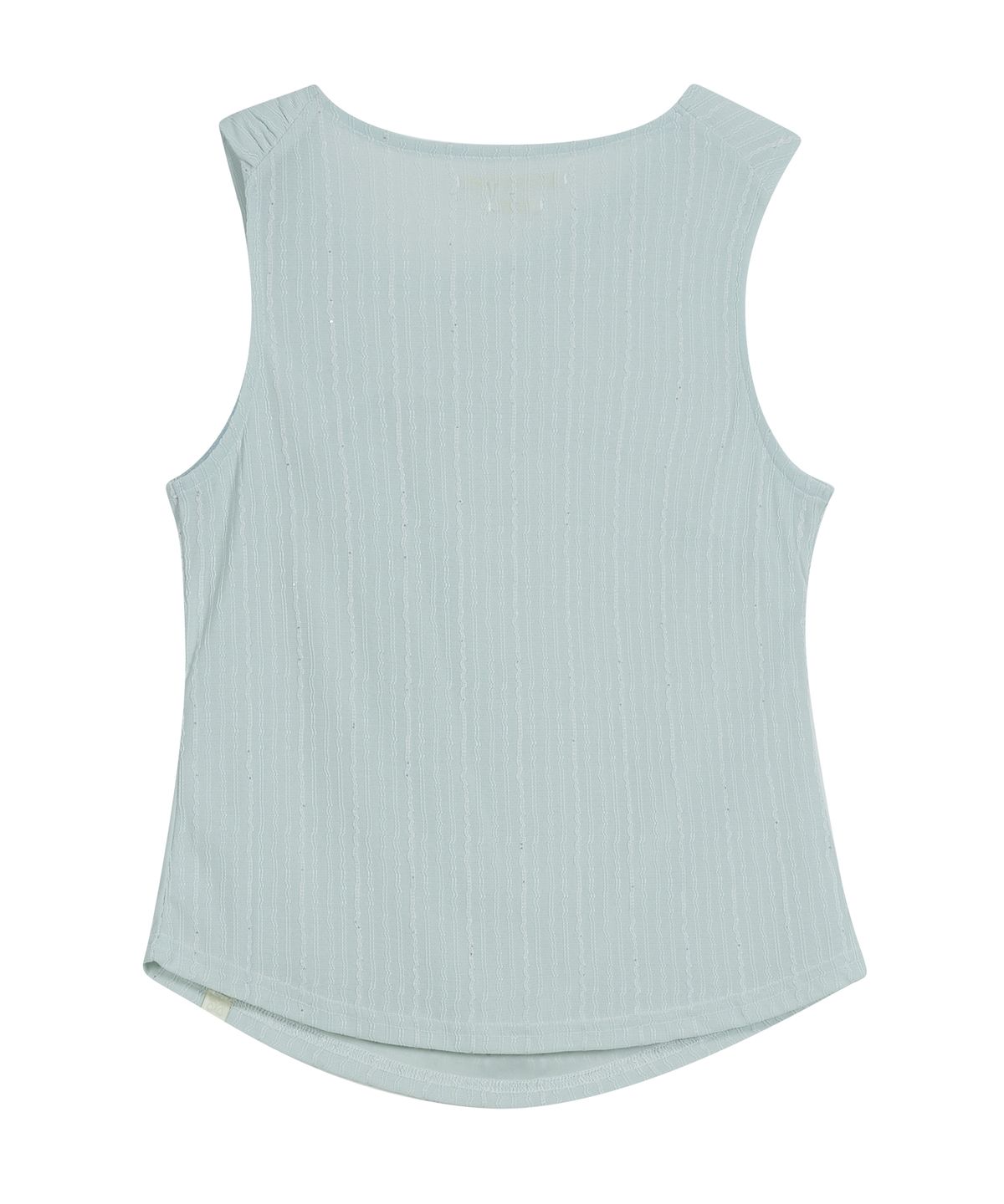 타입서비스(TYPESERVICE) Twisted Sleeveless Top [Sky Blue]