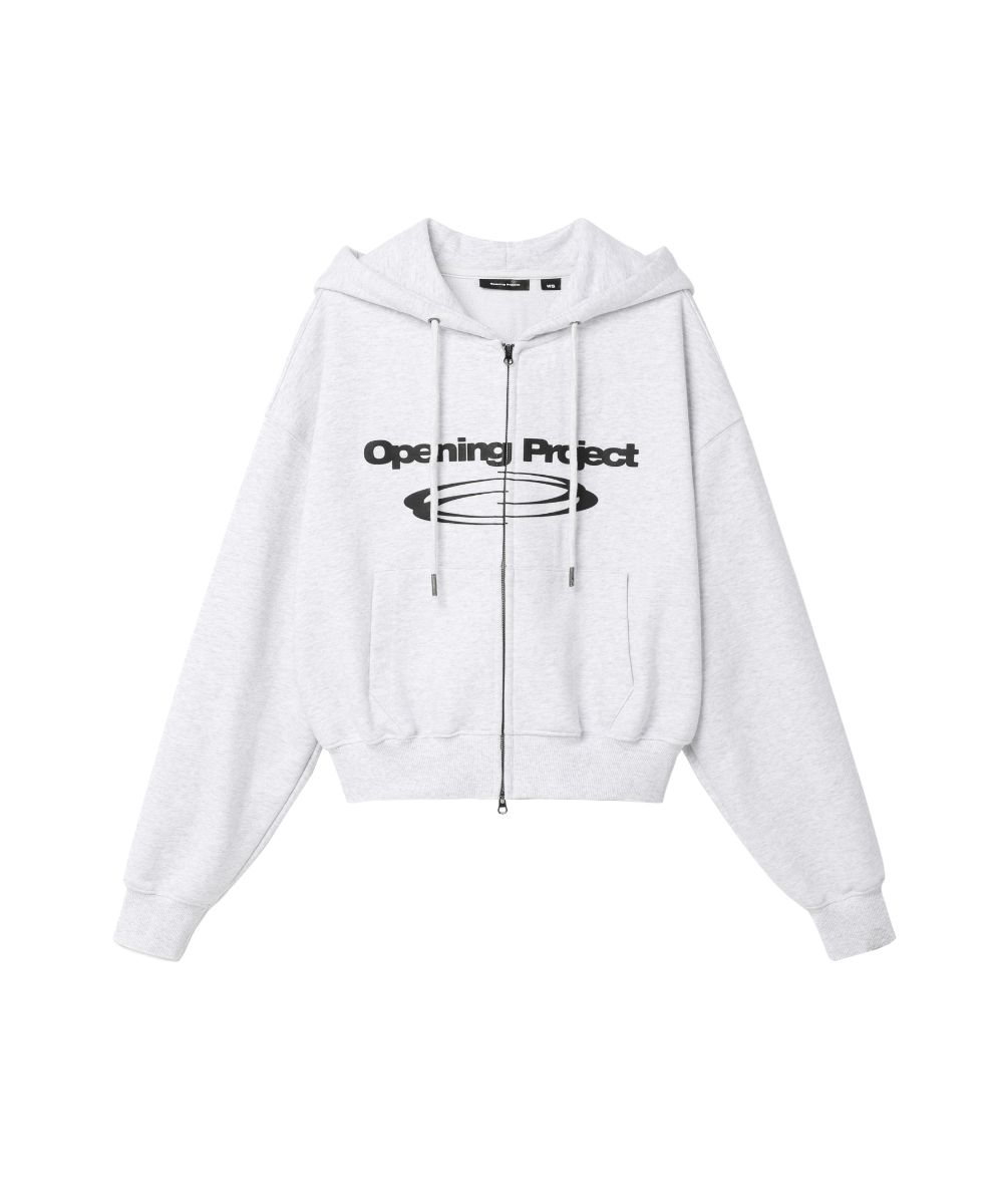 MUSINSA | OPENING PROJECT W Identity Hoodie Zip-up - Melange