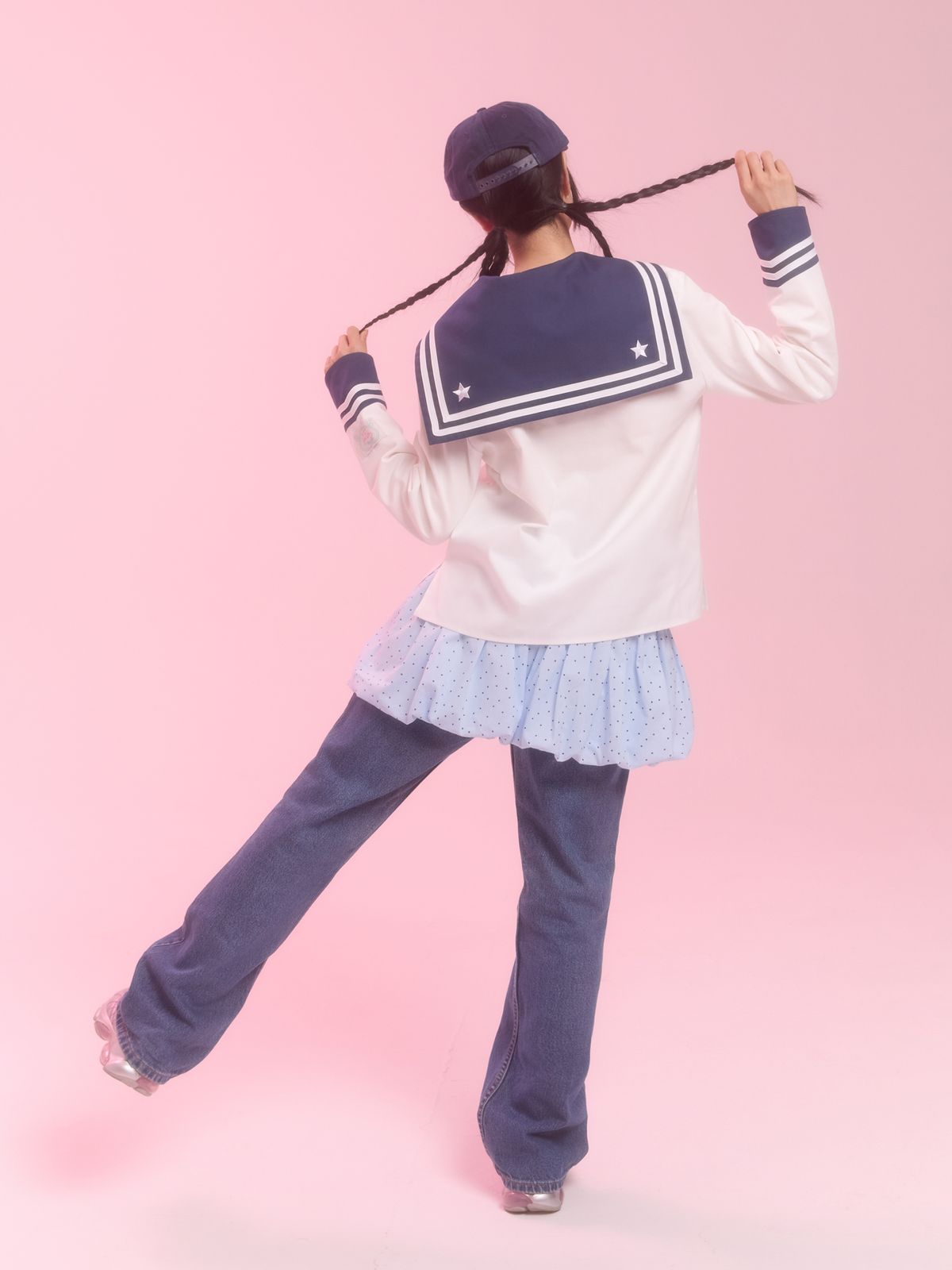 네프네프(NEFNEF) sailor top