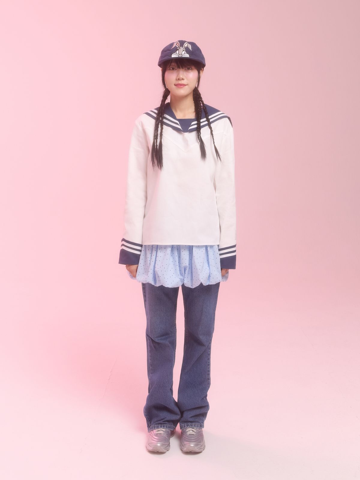 네프네프(NEFNEF) sailor top