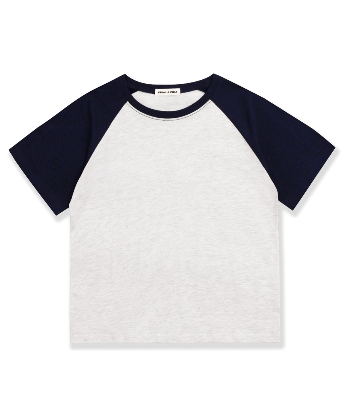 비바라비다(VIVA LA VIDA) Raglan 크롭 반팔 티셔츠