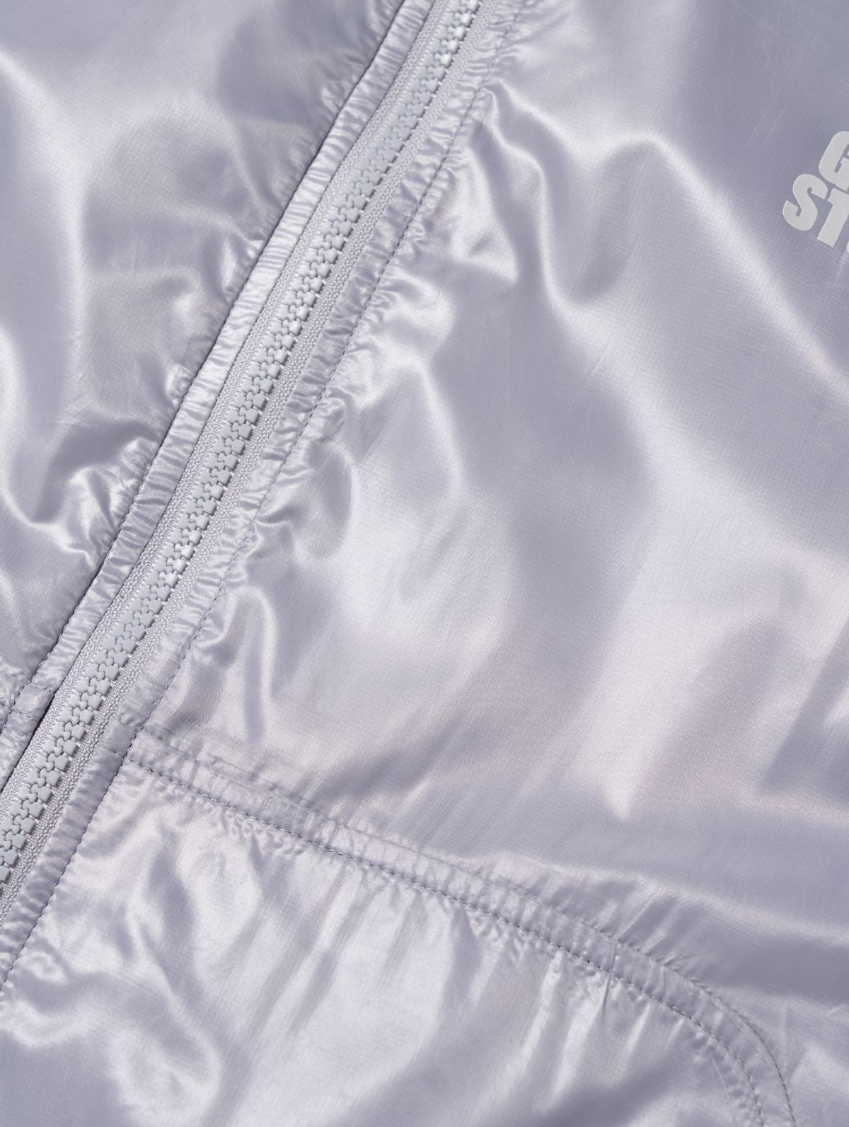 골스튜디오(GOALSTUDIO) GLOSSY HOODED LIGHTWEIGHT JACKET-LAVENDER