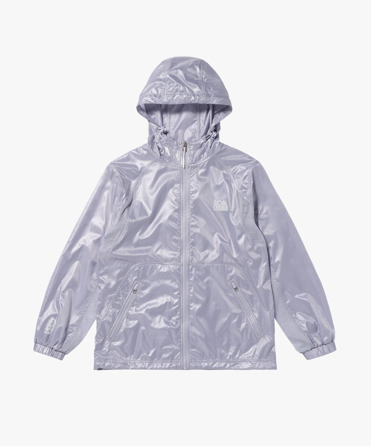 골스튜디오(GOALSTUDIO) GLOSSY HOODED LIGHTWEIGHT JACKET-LAVENDER