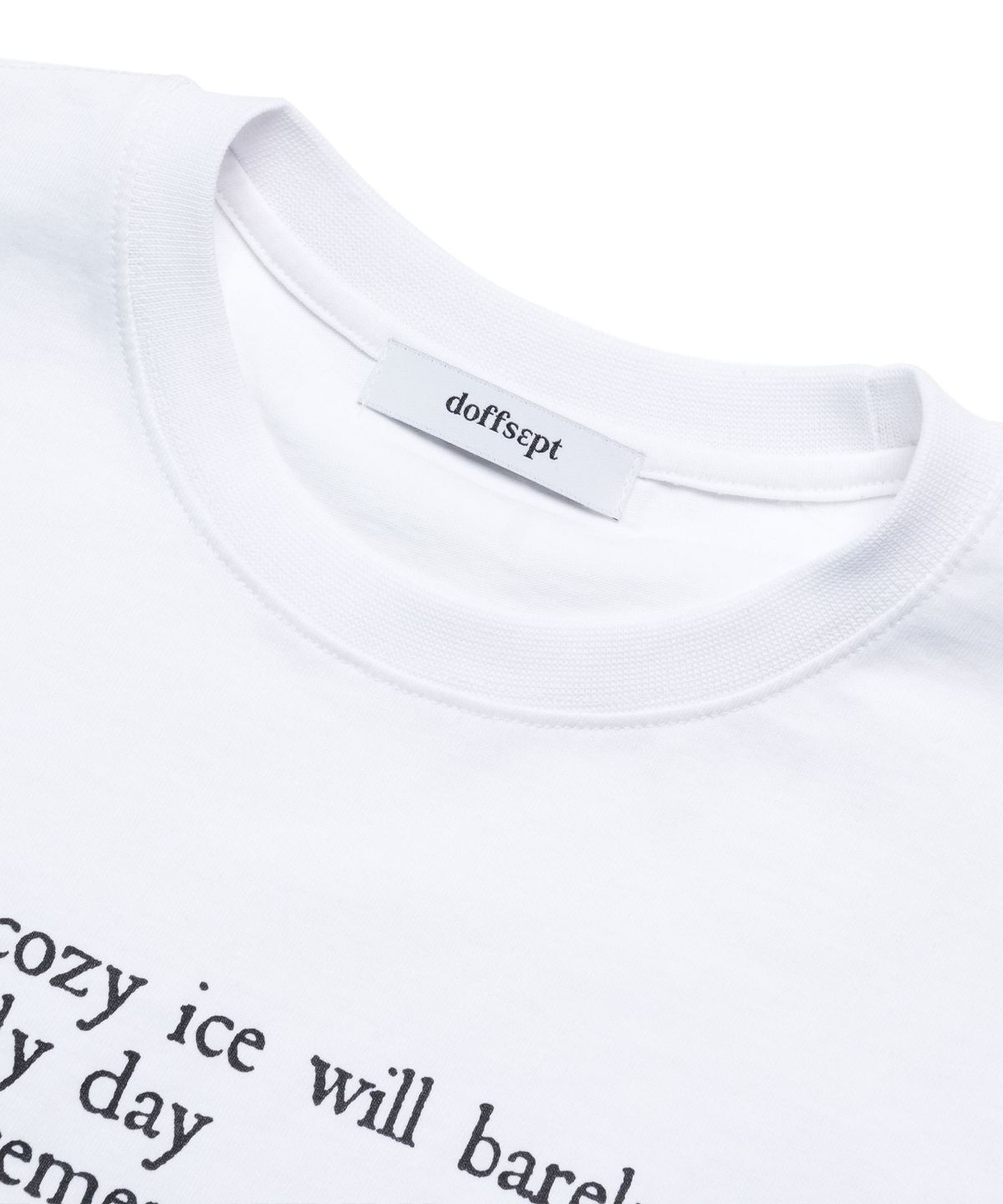 도프셉(DOFFSEPT) Floral Whisper T-shirts in White