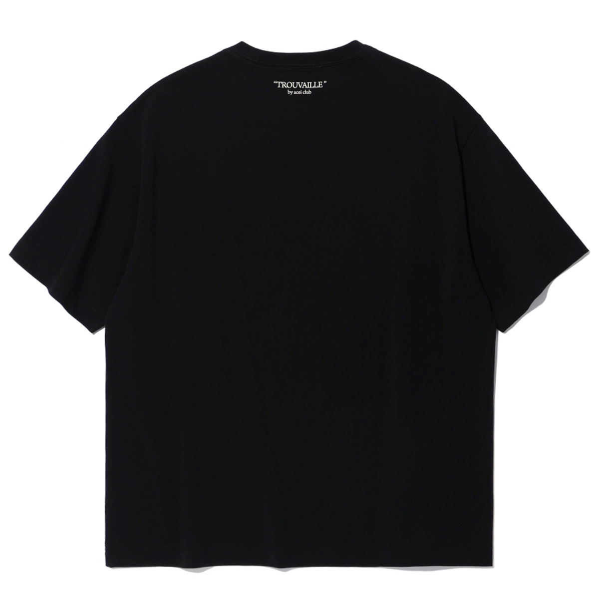 아세이(ACEI) 월계관 로고 프린트 티셔츠(UNI) BLK