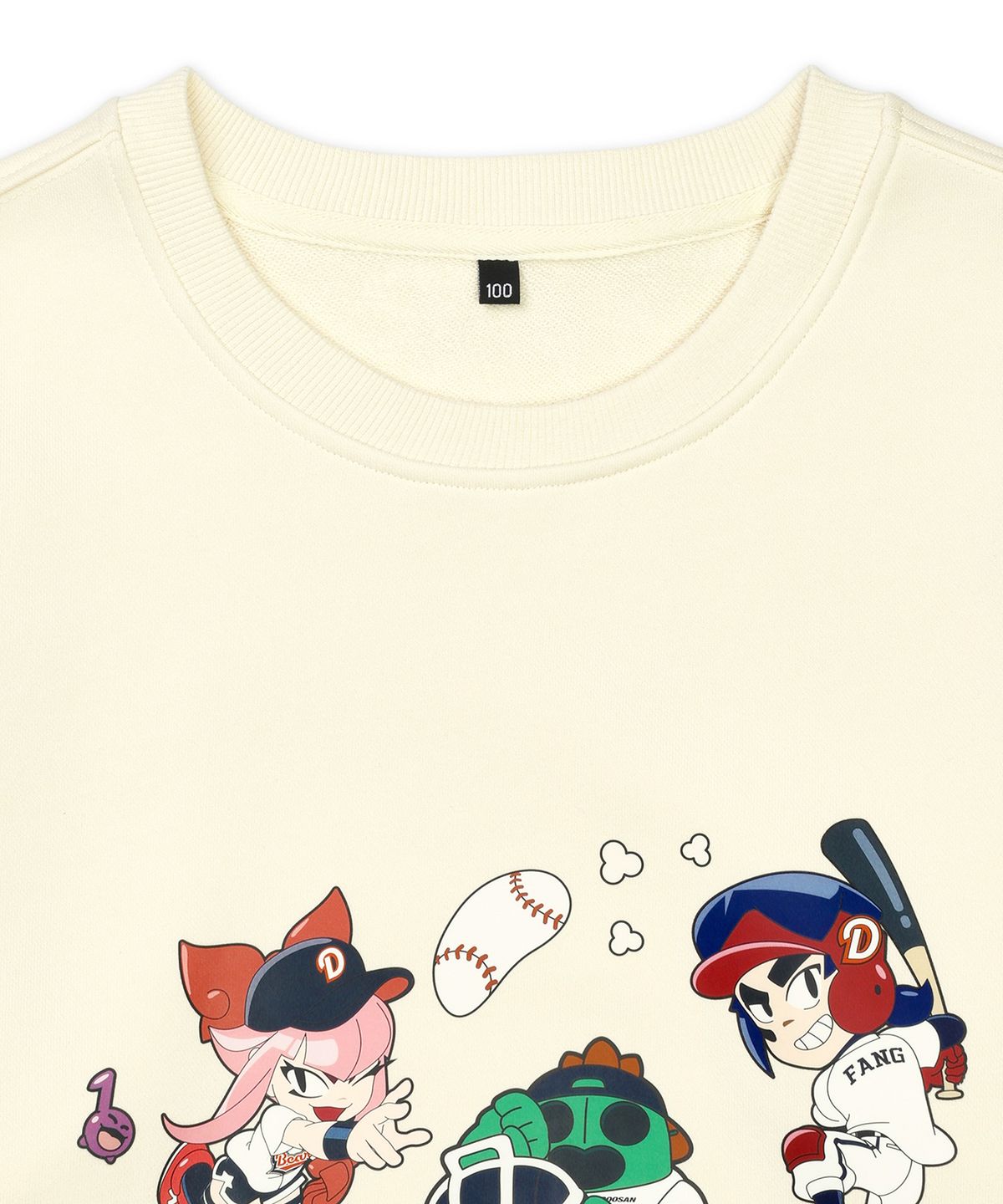 두산베어스(DOOSANBEARS) [두산베어스]브롤스타즈 콜라보 맨투맨(오트밀)