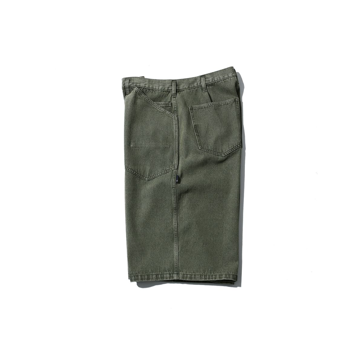 모이프(MOIF) [SS25] WIDE M35 SHORTS / OLIVE DENIM