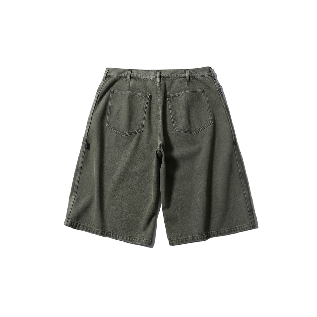 모이프(MOIF) [SS25] WIDE M35 SHORTS / OLIVE DENIM