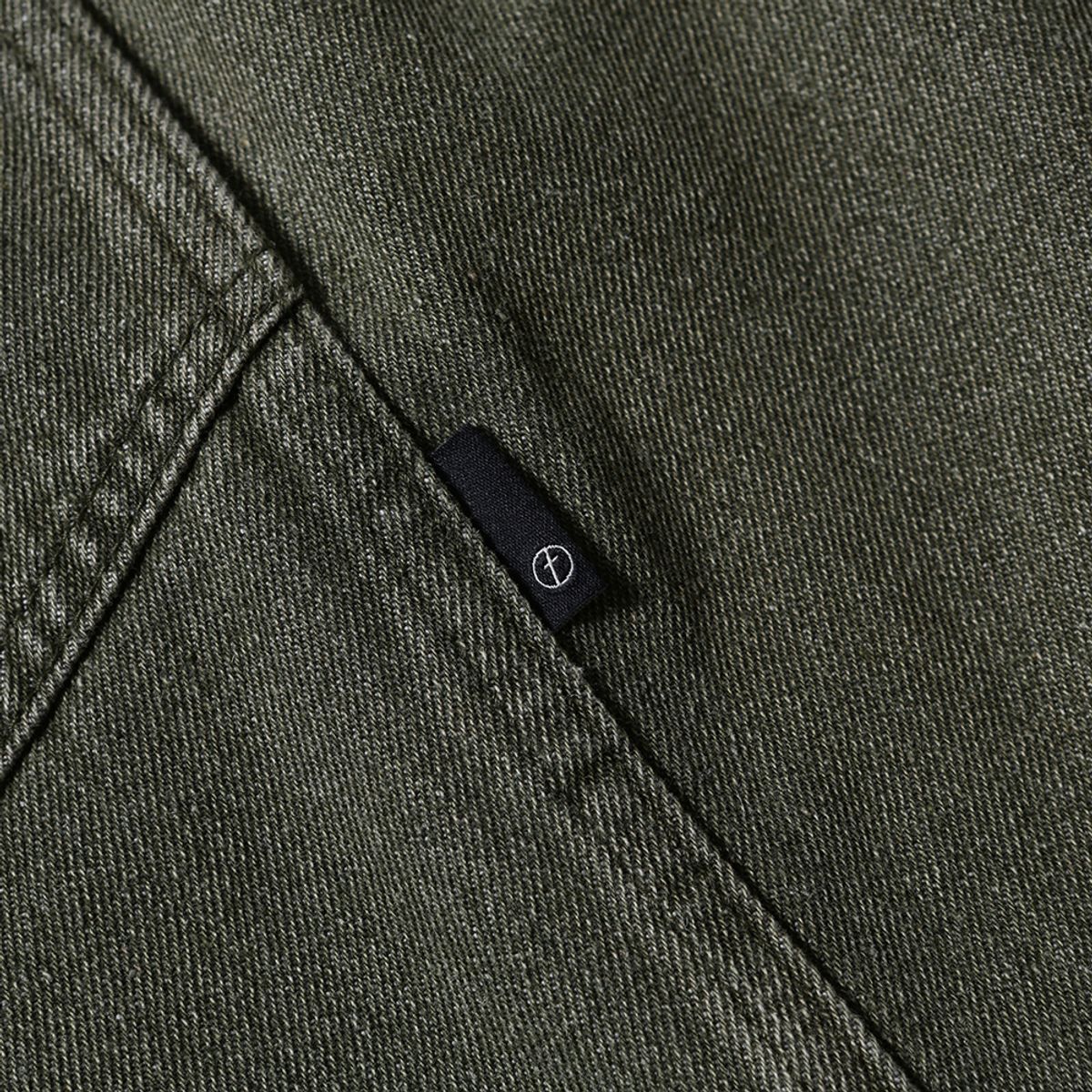 모이프(MOIF) [SS25] WIDE M35 SHORTS / OLIVE DENIM