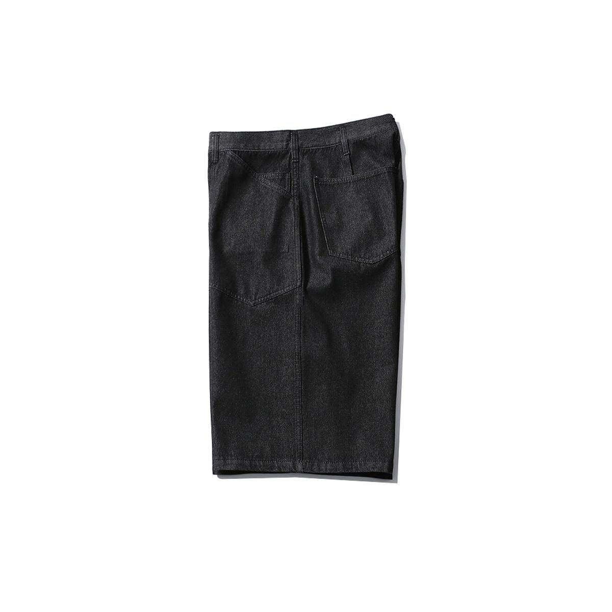모이프(MOIF) [SS25] WIDE M35 SHORTS / BLACK DENIM
