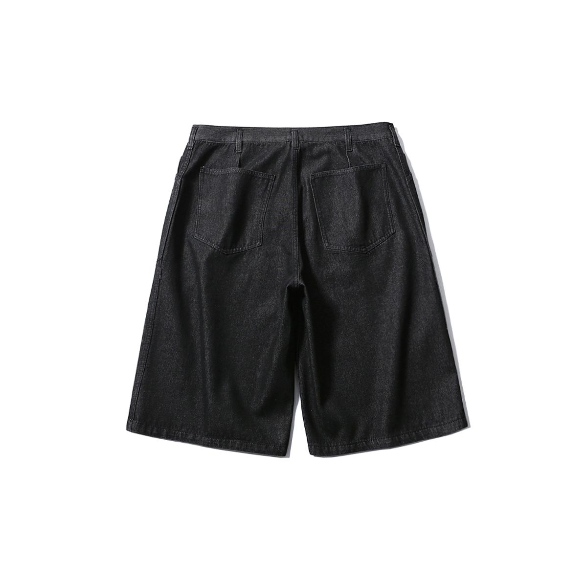 모이프(MOIF) [SS25] WIDE M35 SHORTS / BLACK DENIM