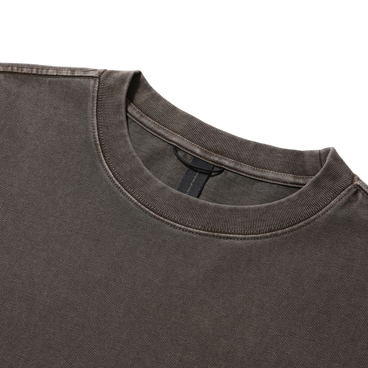 모이프(MOIF) [SS25] GARMENT DYED H/S TEE / DYED BROWN