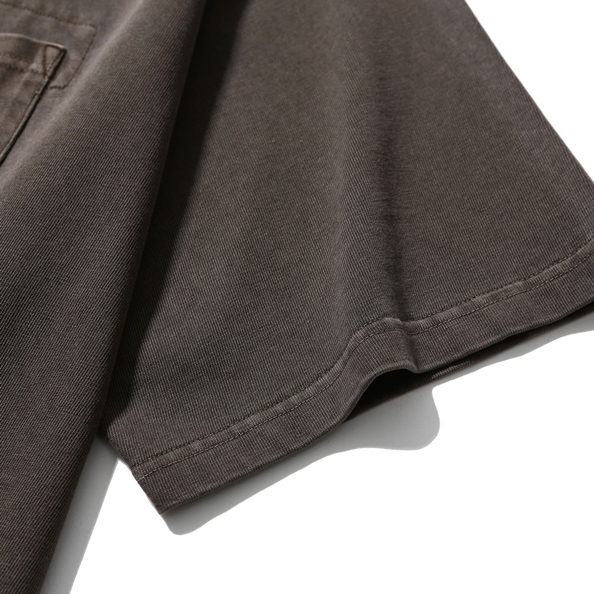모이프(MOIF) [SS25] GARMENT DYED H/S TEE / DYED BROWN
