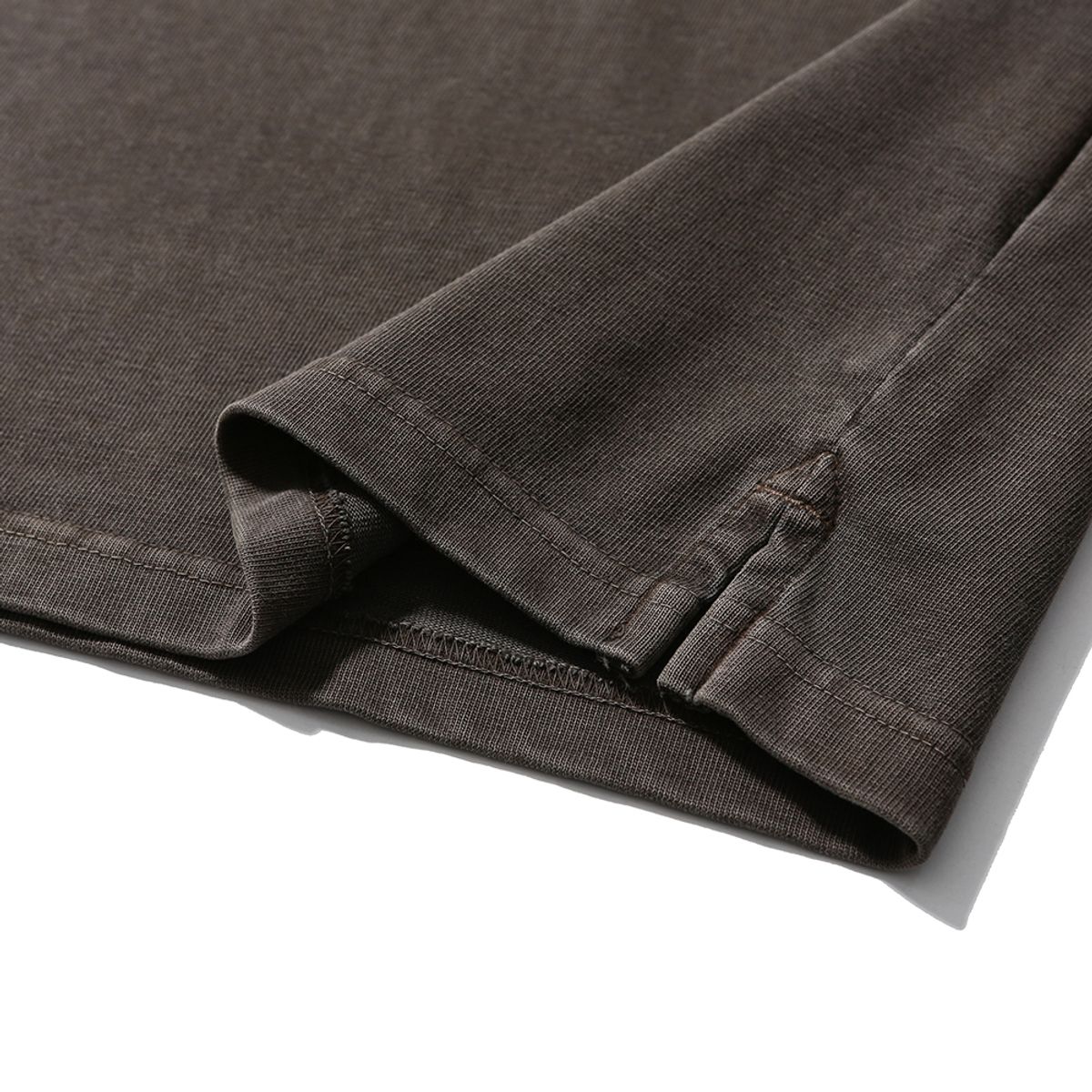 모이프(MOIF) [SS25] GARMENT DYED H/S TEE / DYED BROWN