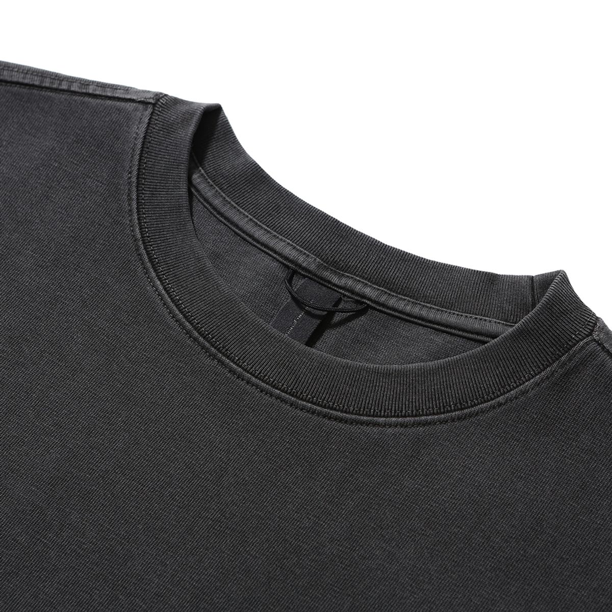 모이프(MOIF) [SS25] GARMENT DYED H/S TEE / DYED CHARCOAL