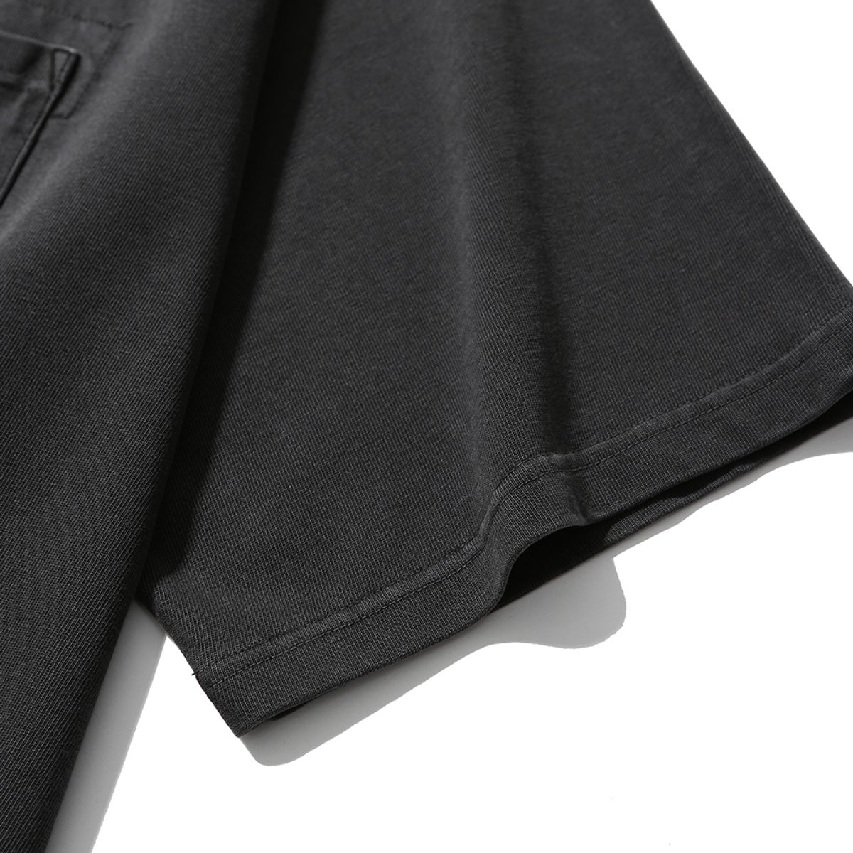 모이프(MOIF) [SS25] GARMENT DYED H/S TEE / DYED CHARCOAL