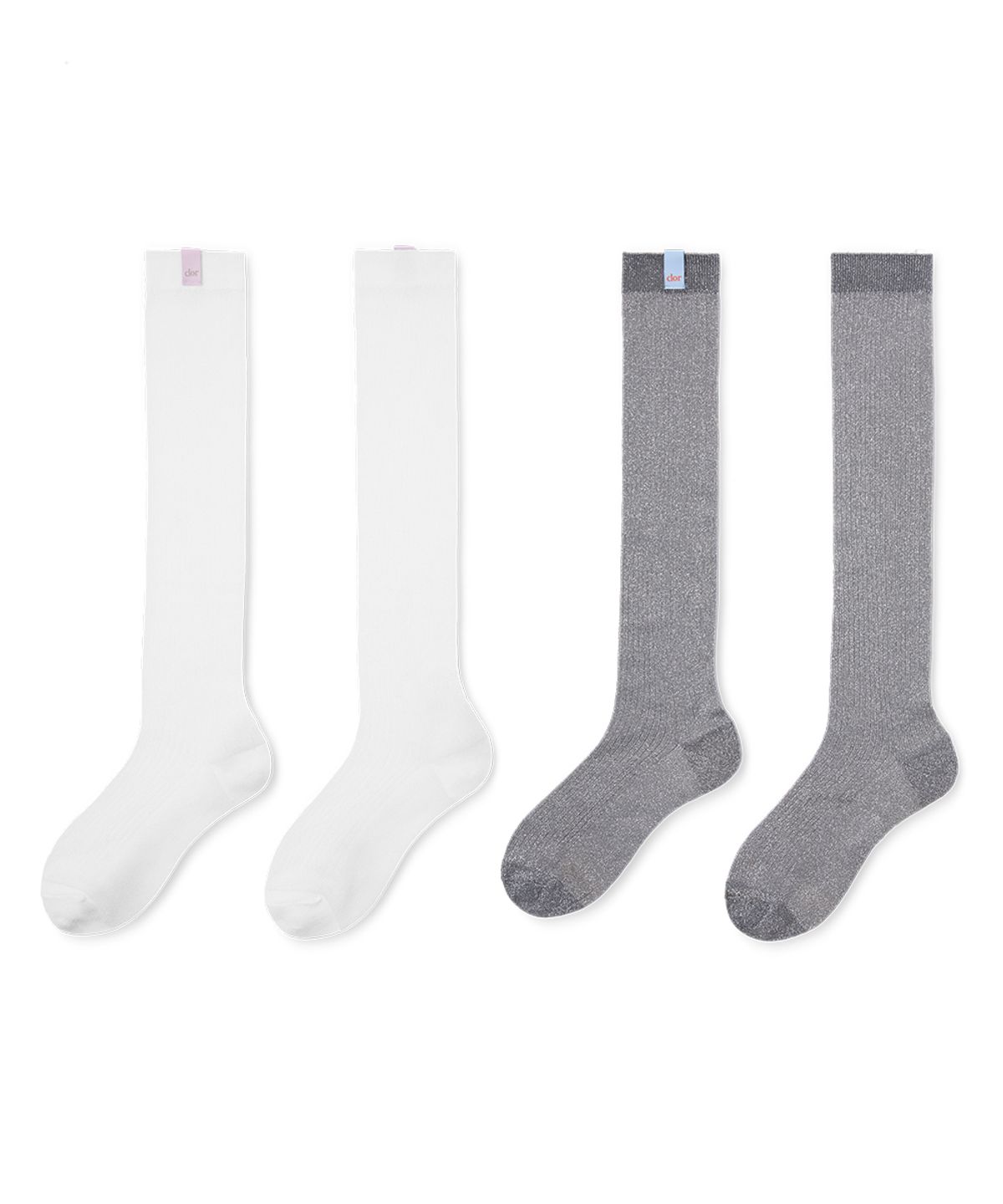 클로르(CLOR) GLITTER LONG SOCKS - 2 colors