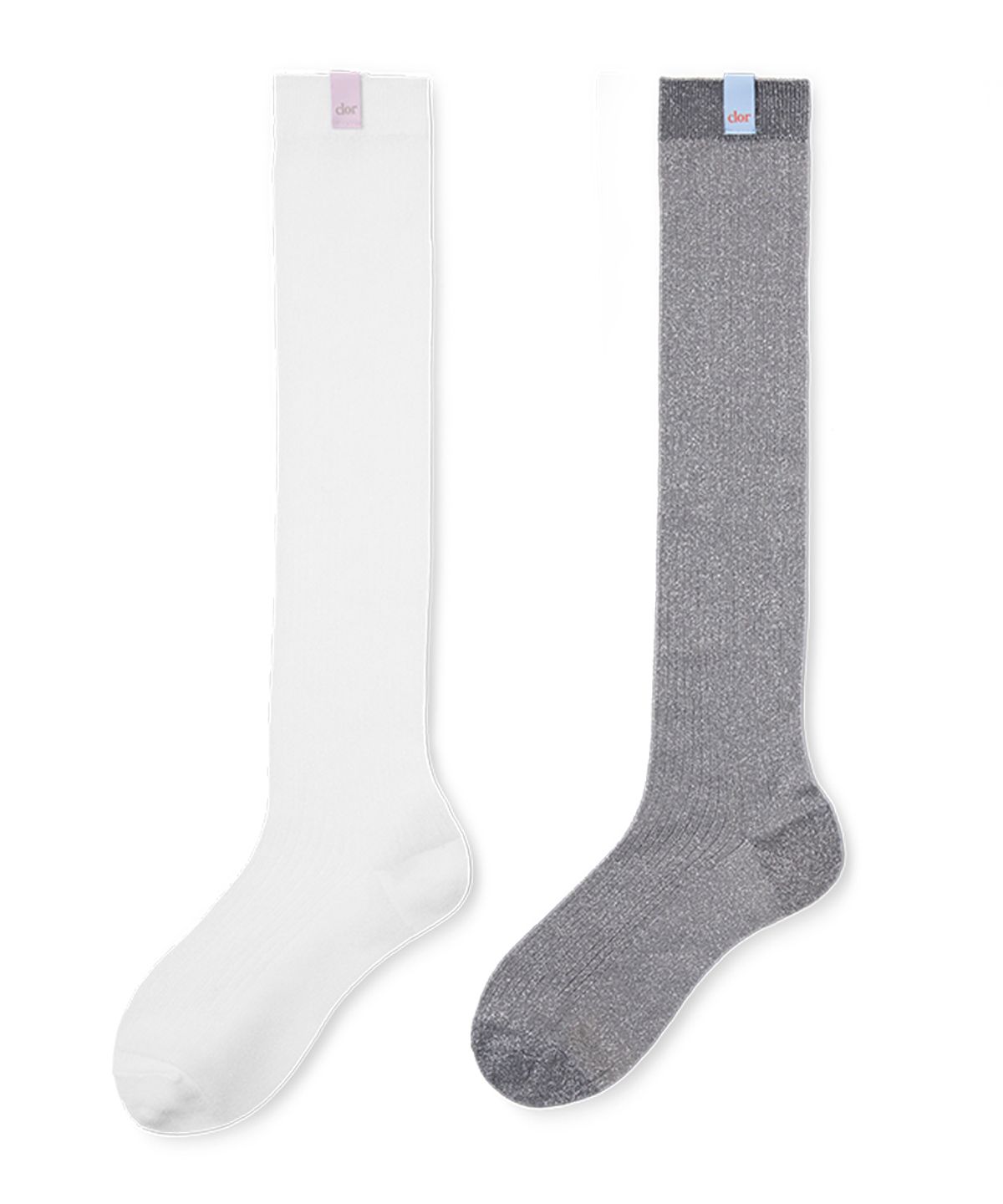 클로르(CLOR) GLITTER LONG SOCKS - 2 colors