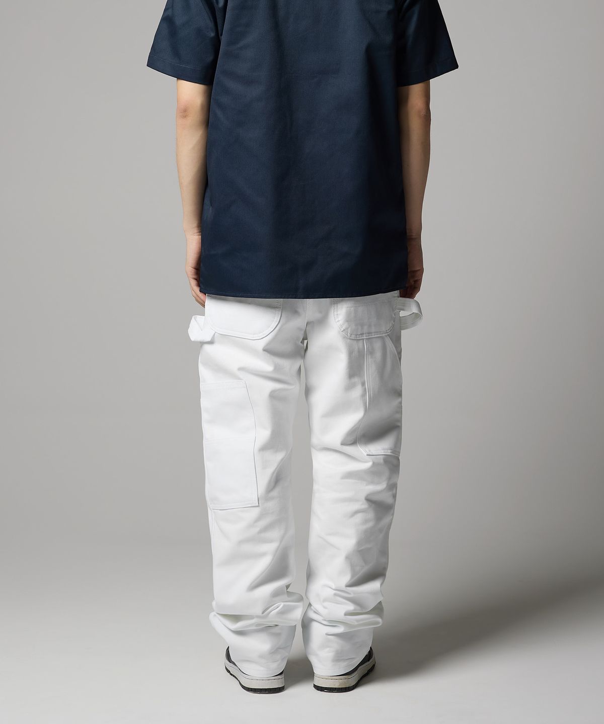 디키즈(DICKIES) 더블니 페인터 팬츠 White