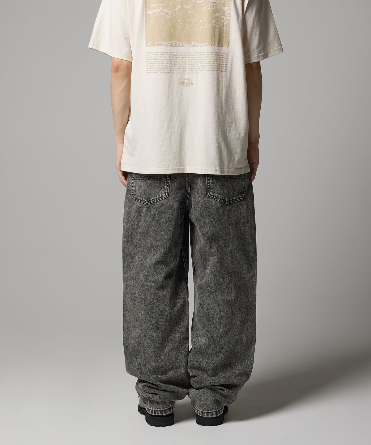 디키즈(DICKIES) 토마스빌 루즈핏 데님팬츠 Light Gray