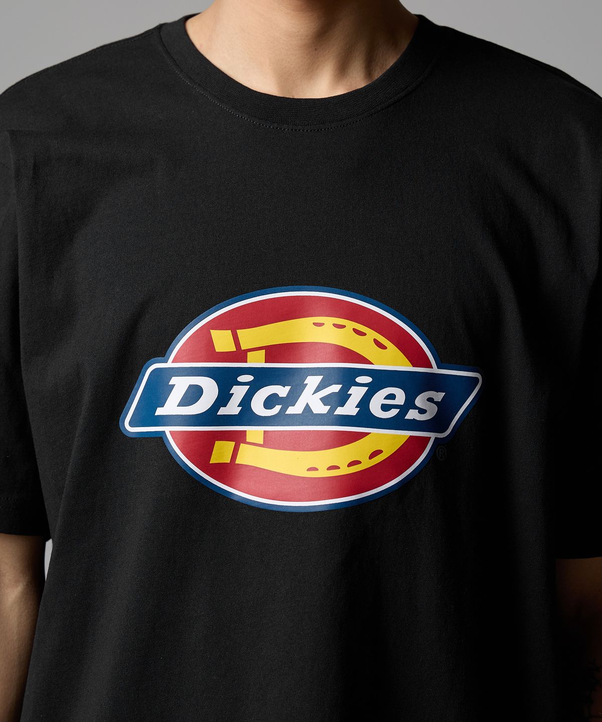 디키즈(DICKIES) 트리 로고 티셔츠 Black