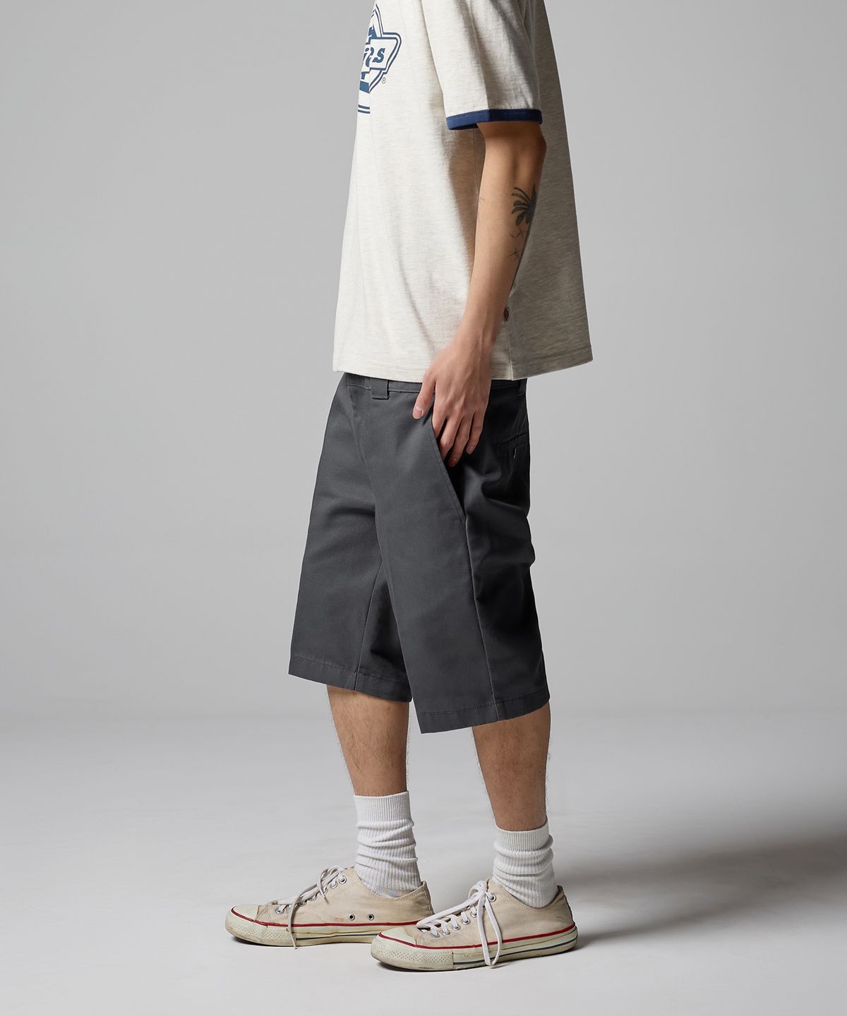 디키즈(DICKIES) 오리지널 874 워크쇼츠 Charcoal Gray