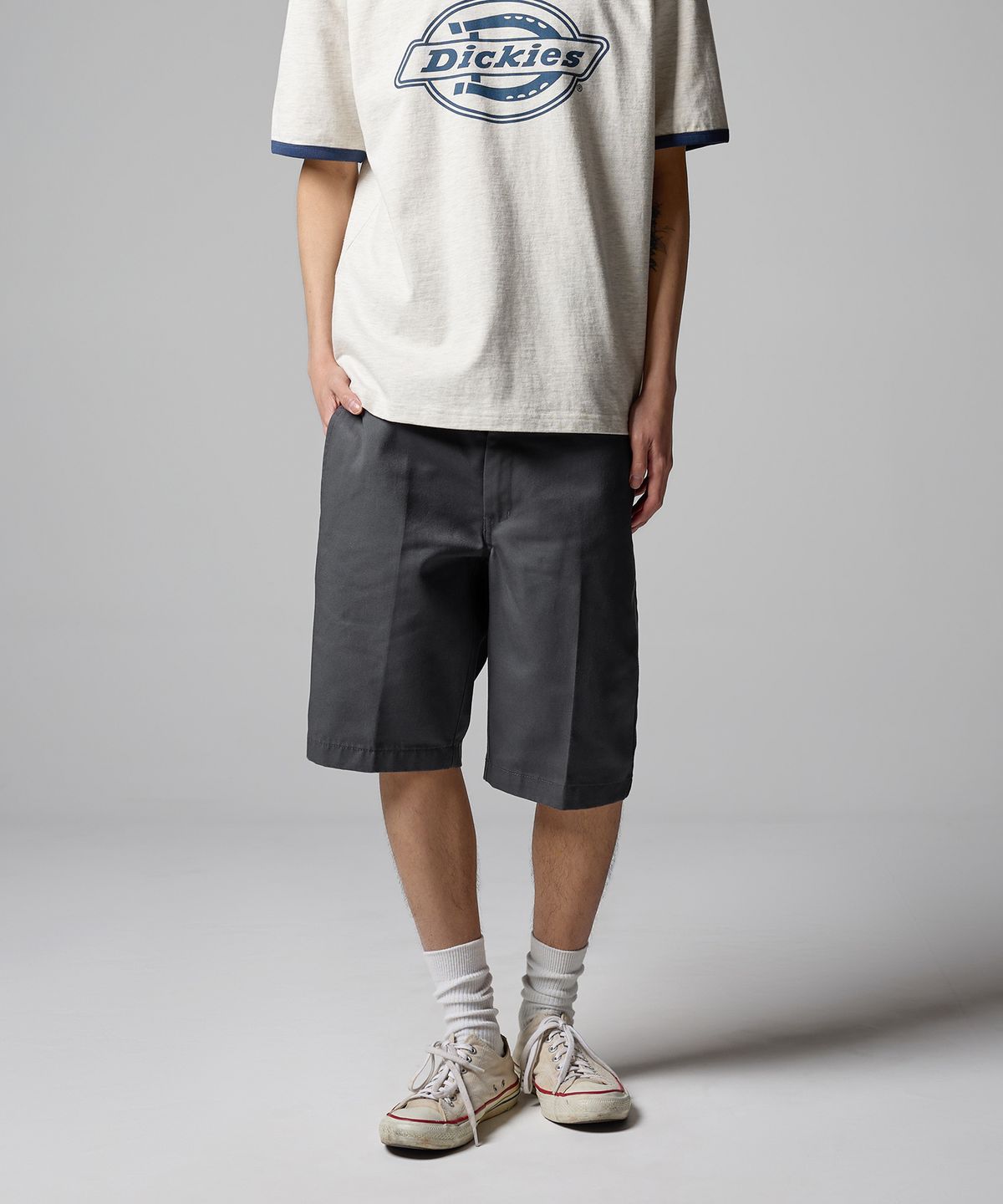 디키즈(DICKIES) 오리지널 874 워크쇼츠 Charcoal Gray