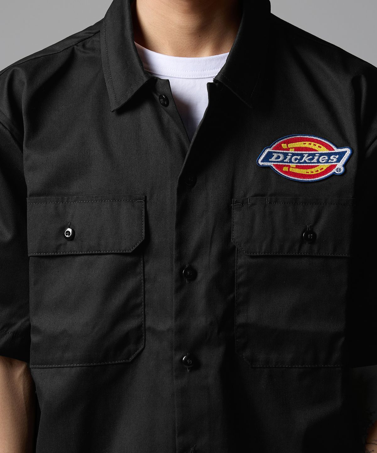 디키즈(DICKIES) 클린턴데일 셔츠 Black