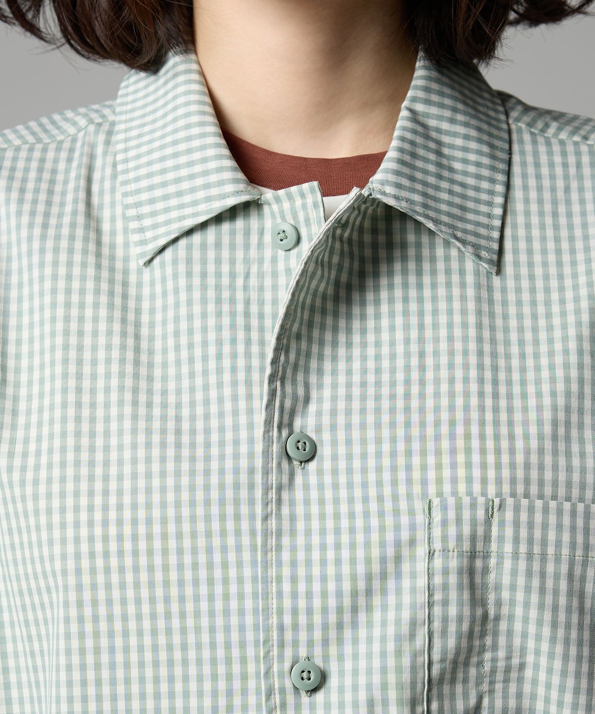 디키즈(DICKIES) 버지니아 워크 셔츠 Iceberg Green