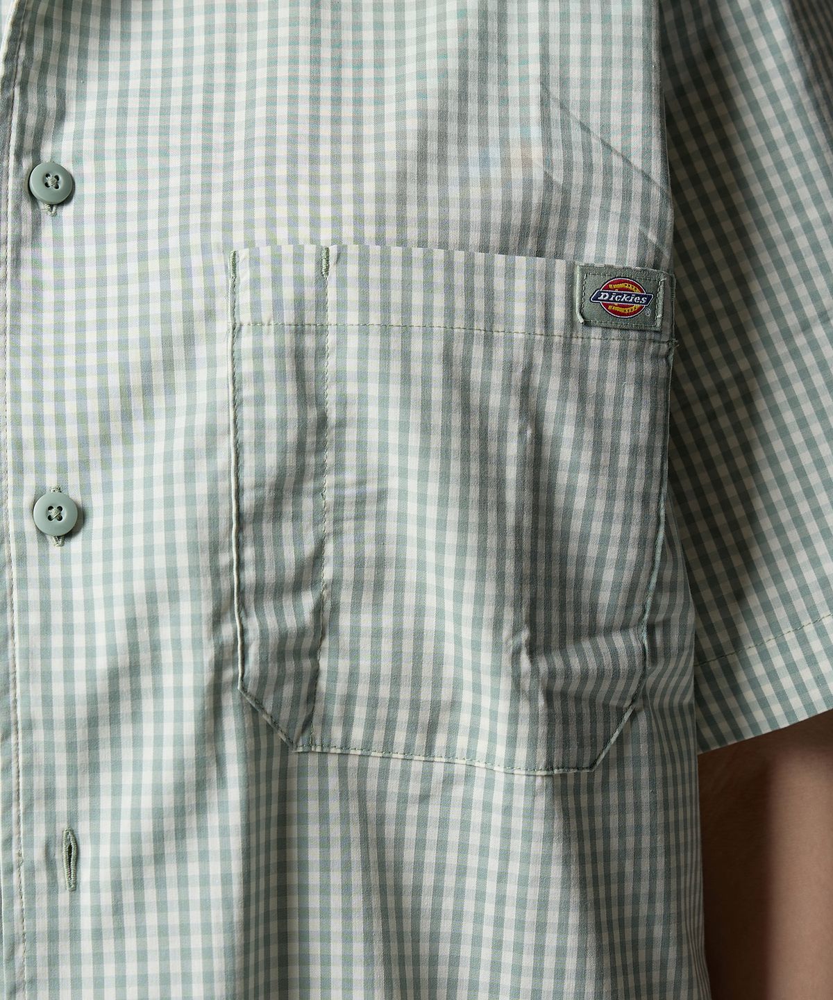 디키즈(DICKIES) 버지니아 워크 셔츠 Iceberg Green