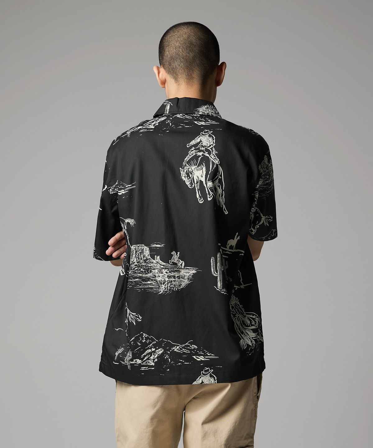 디키즈(DICKIES) 새비지 워크 셔츠 Black