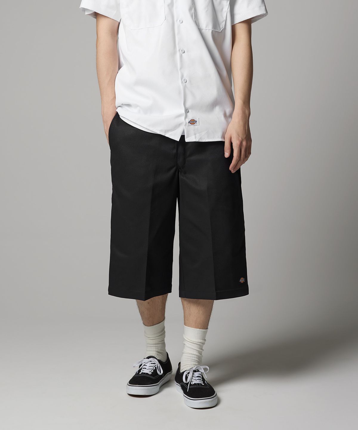 디키즈(DICKIES) 41283 루즈핏 워크쇼츠 Black