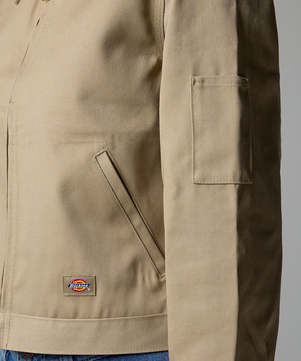 디키즈(DICKIES) 우먼스 아이젠하워 크롭 재킷 Khaki