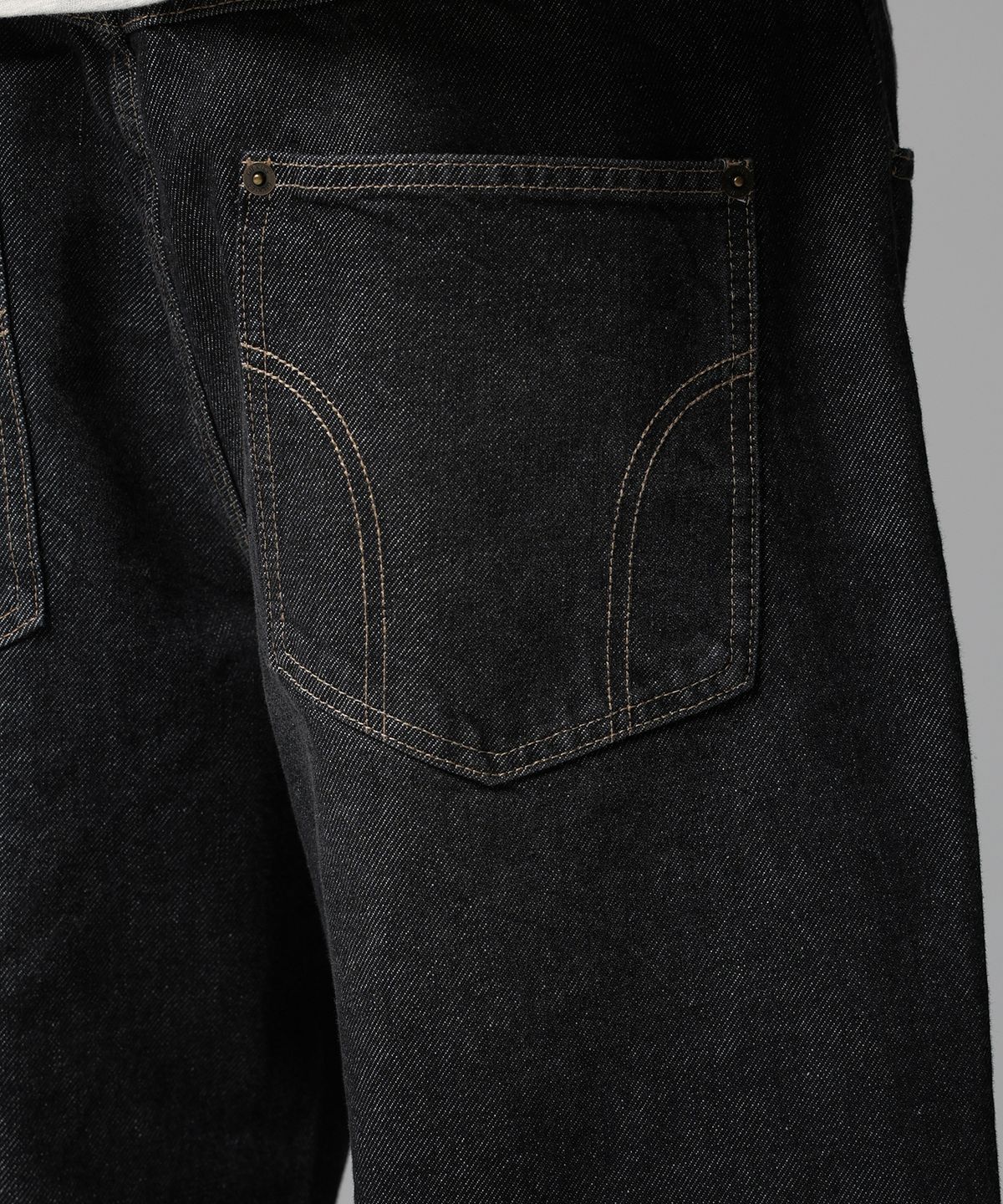 디키즈(DICKIES) 게리빌 더블니 데님 쇼츠 Black Denim
