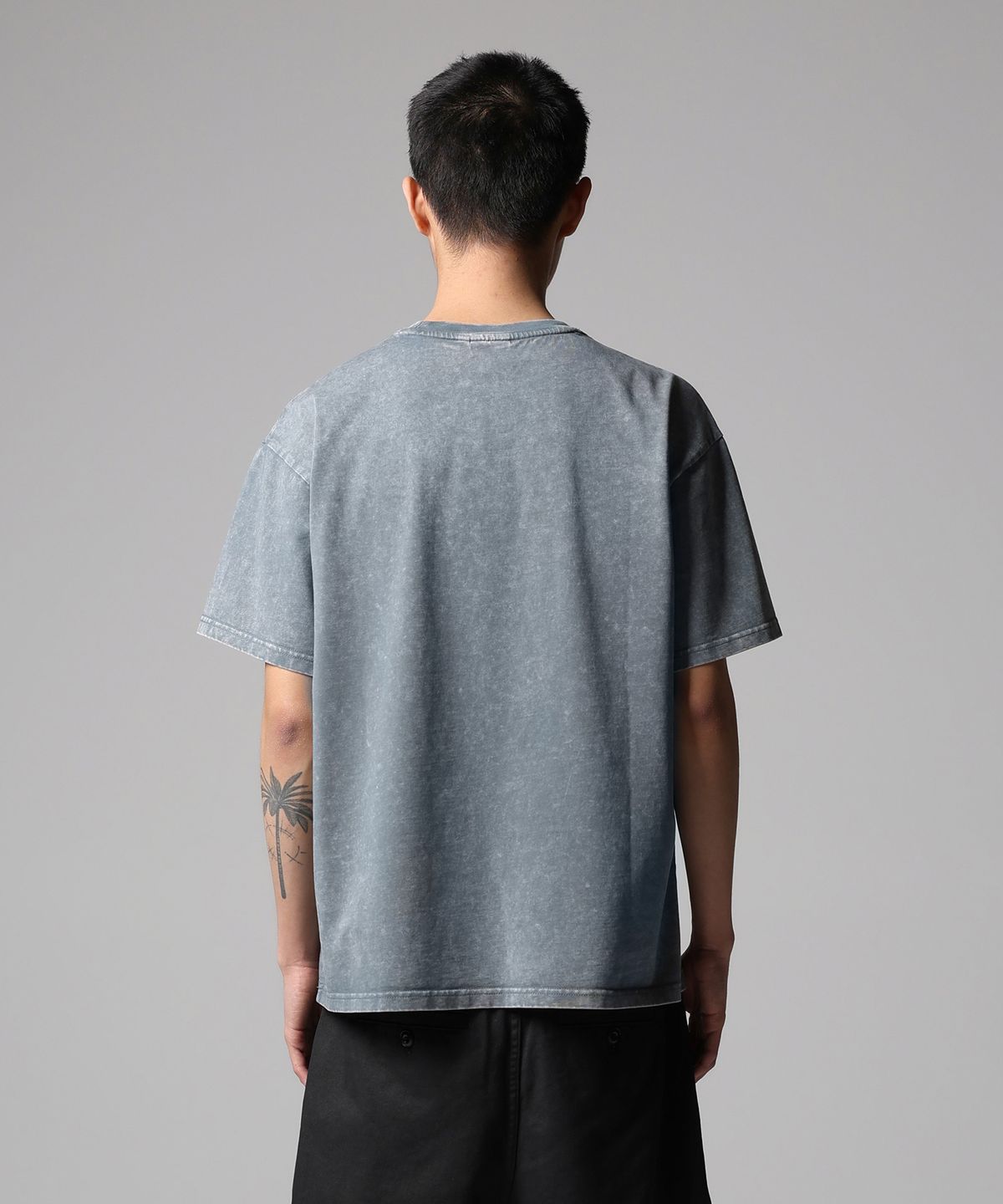 디키즈(DICKIES) 헤비웨이트 워시드 티셔츠 Stormy Weather