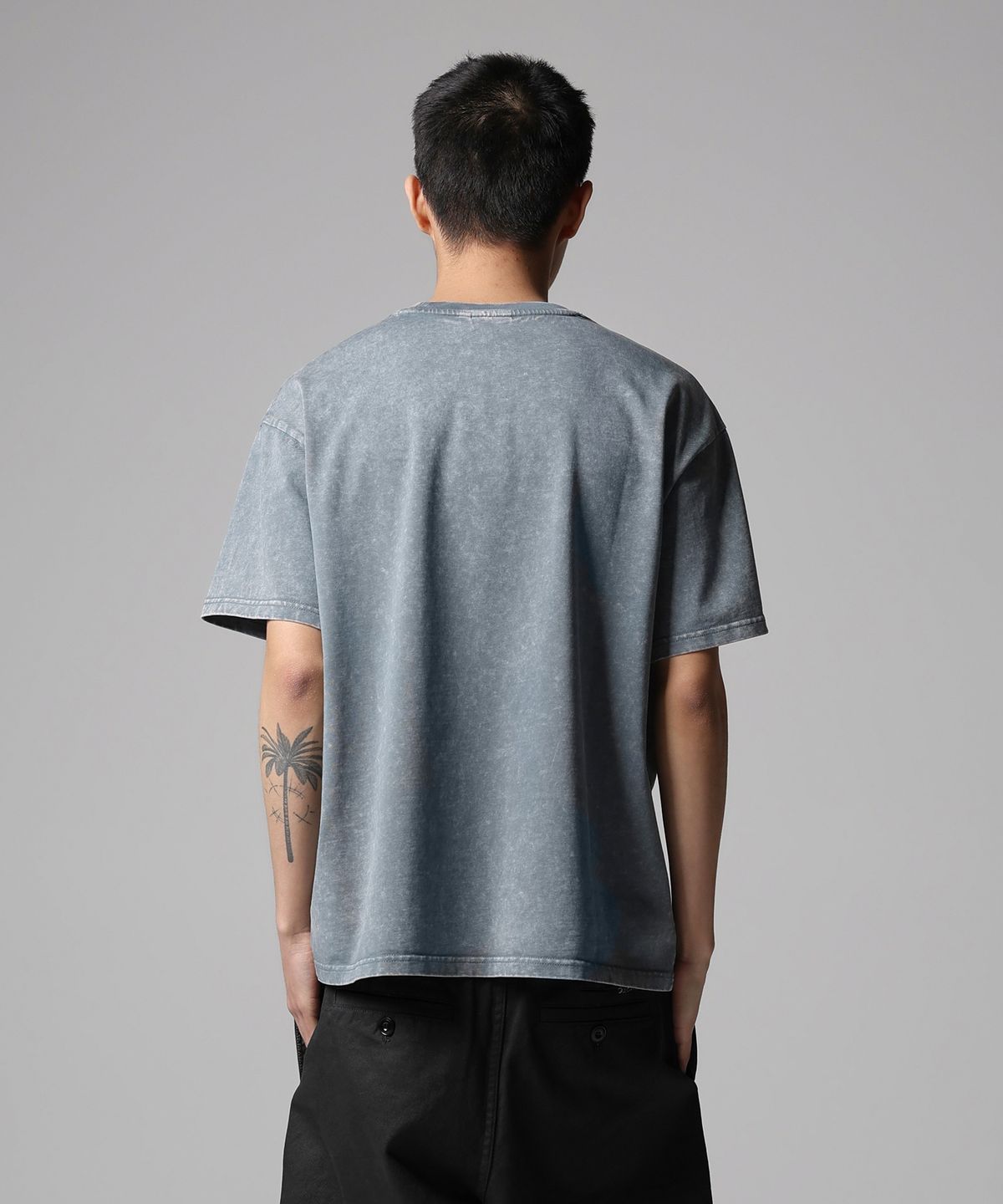 디키즈(DICKIES) 헤비웨이트 워시드 티셔츠 Stormy Weather