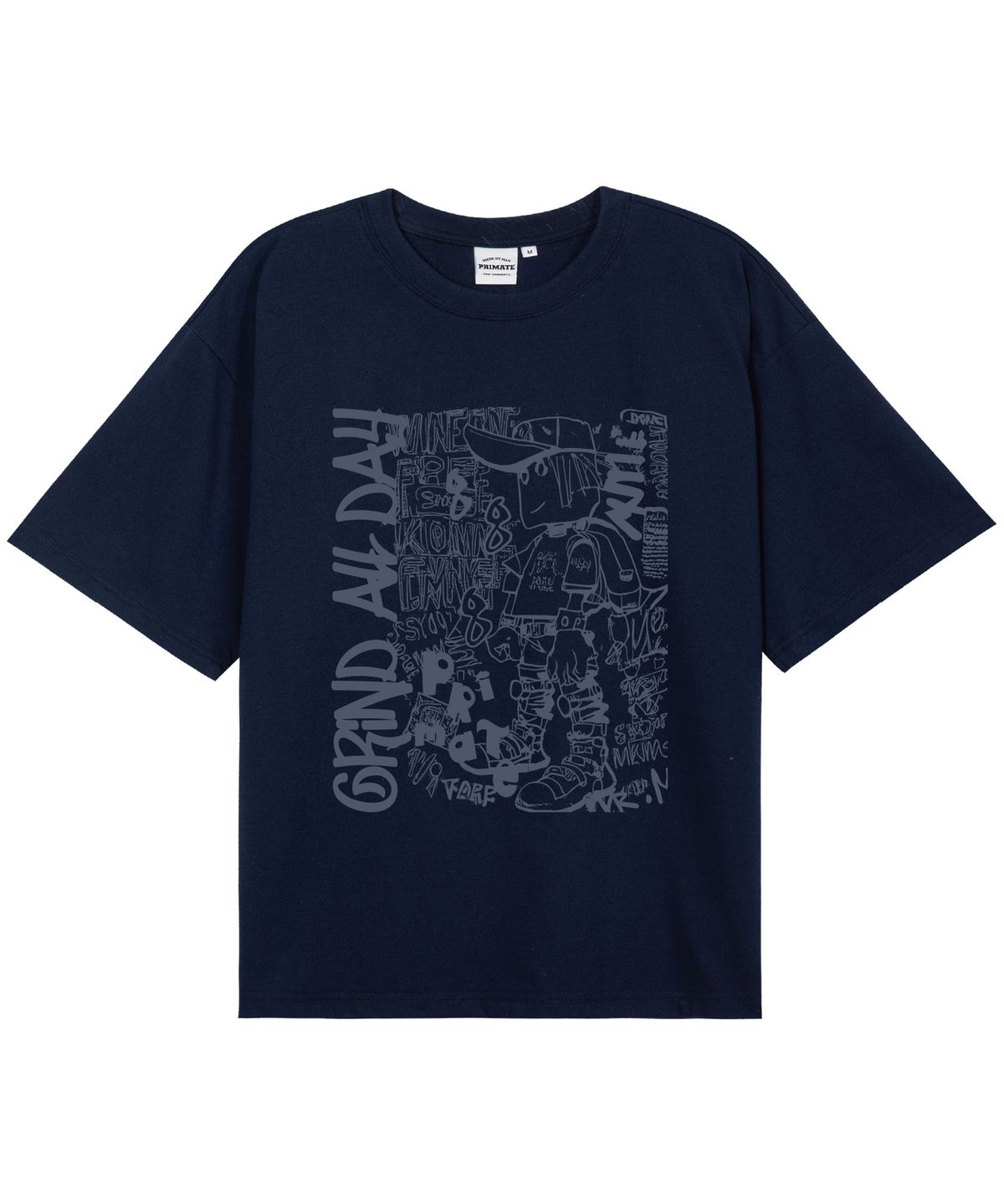 프라임에이트(PRIMATE) [COOL COTTON] TRAPLIFE 오버핏 반팔티셔츠 8 COLORS