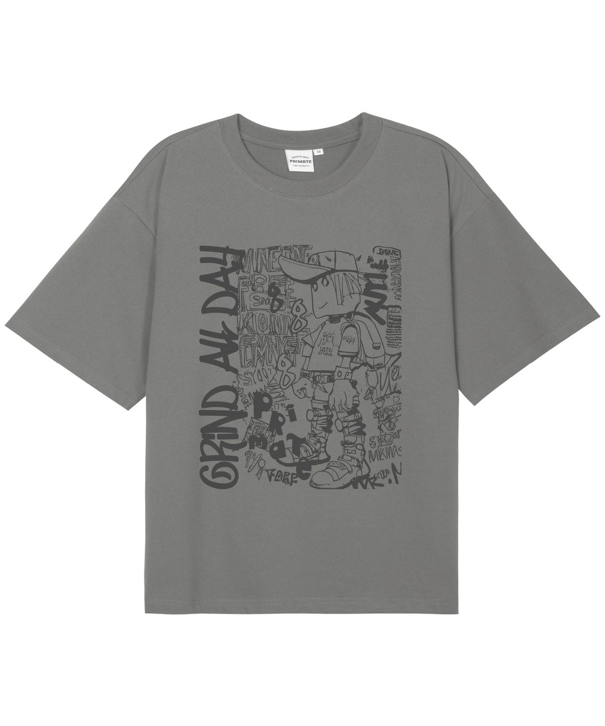 프라임에이트(PRIMATE) [COOL COTTON] TRAPLIFE 오버핏 반팔티셔츠 8 COLORS