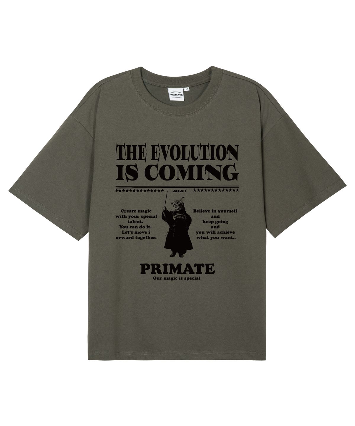 프라임에이트(PRIMATE) [COOL COTTON] MAGIC STICK 오버핏 반팔티셔츠 8 COLORS