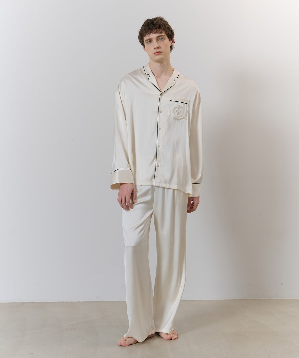 아템포(ATEMPO) CLASSIC PAJAMA SET_royal ivory