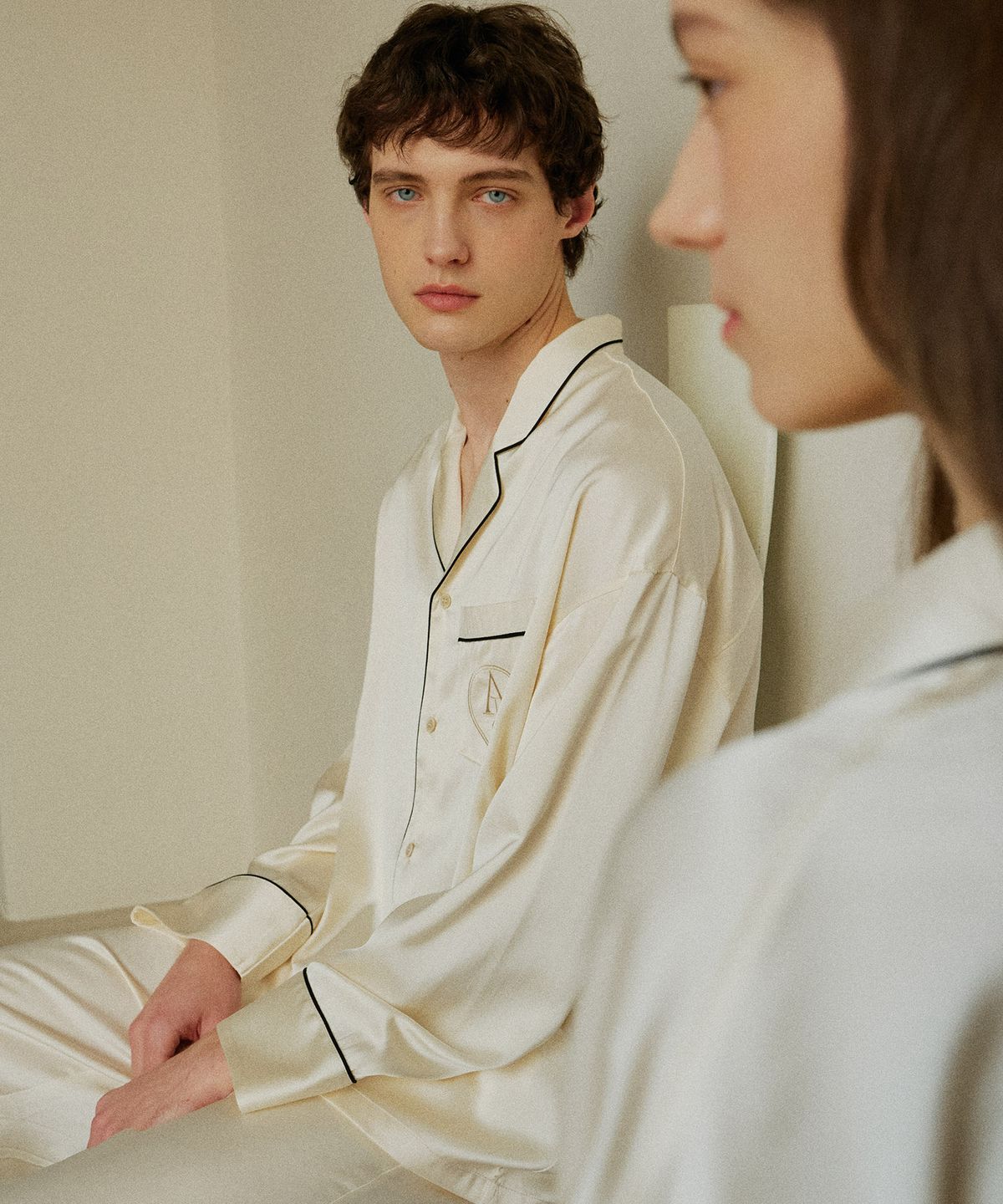 아템포(ATEMPO) CLASSIC PAJAMA SET_royal ivory